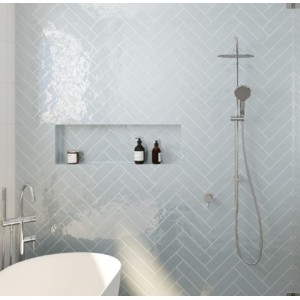 Kaya Chrome Twin Shower